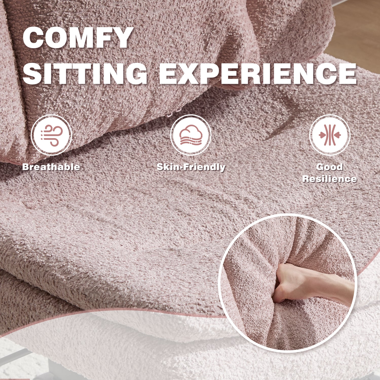 Ergonomic Office Chair With Airbag Lumbar Support And Flip Armrests_voghion.com